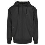Куртка Build Your Brand Recycled Windrunner, черный - фото