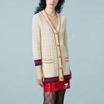 Кардиган женский Gucci, бежевый - фото 4