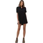 Классическое платье-рубашка Rhythm, черный - фото