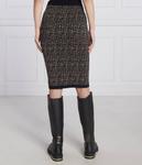 Юбка женская Liu Jo из вискозы с принтом, черный - фото 4