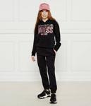 Толстовка детская Guess с блестящими логотипами, черный - фото 2