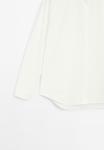 Блуза Massimo Dutti Button-down blouse, White - фото 10