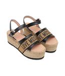 Сандалии Love Moschino, черный - фото 3