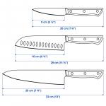 Набор ножей Ikea Vardagen, 3 предметы - фото 4