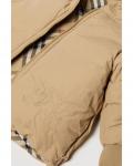 Куртка Burberry Kids Axel Puffer Jacket, цвет Sand IP Check - фото 2