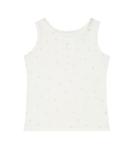 Майка из хлопкового джерси Bonpoint, Im Blanc Naturel - фото