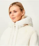 Меховая шуба LUCREZIA Guess Jeans, экрю - фото 4