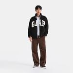 Вельветовая куртка Unisex GAP, черная - фото 4
