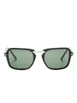 Солнцезащитные очки в квадратной оправе Persol, черный - фото