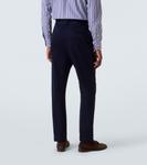 Хлопковые зауженные брюки Dunhill, House Navy - фото 4