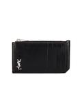 Картхолдер Saint Laurent YSL Credit, черный - фото