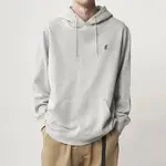 Хлопковый худи с вышитым логотипом Gramicci, серый - фото 10