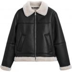 Кожаная куртка мужская черная ZARA - фото 2