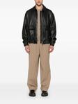 Кожаная куртка Studio Nicholson, черный - фото 2