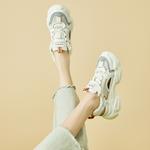 Кроссовки DAPHNE Chunky Sneakers Women's Low-top, белый/оранжевый - фото 7