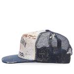 Алекс кепка Gallery Dept, темно-синий / белый - фото 3