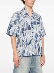 Kenzo рубашка Chiku-Rin Camo Hawaiian, синий - фото 3