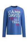 CAMP DAVID Лонгслив в синем цвете - фото