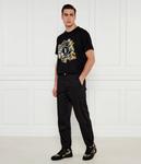 Футболка мужская Versace Jeans Couture с фирменным принтом, черный - фото 2