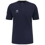 Поло с коротким рукавом Hummel Move Grid, синий - фото