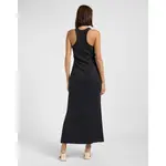Платье Lee Rib sleeveless long, черный - фото 2