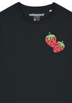 Футболка с принтом STRAWBERRY watapparel, черный - фото 3