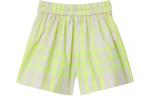 Дети Шорты Burberry, цвет Lime - фото 2