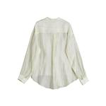 ELLE Рубашка Women's Light Green Square Collar Moderate - фото 3