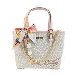 MICHAEL KORS Сумка Jet Set Leather, шоппер, мини-клатч Vanilla White - фото