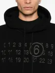 Худи Numeric с логотипом MM6 Maison Margiela, черный - фото 5