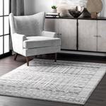Ковер nuLOOM, 122 x 183 см, Melina Distressed Grecian, Grey - фото