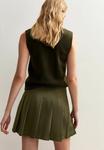 Юбка New Look PLEATED MINI, Khaki - фото 2