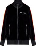Куртка Palm Angels PA Rainbow Chenille Track Jacket 'Black', черный - фото