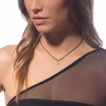 Колье Messika Care(s) Pavé Black Cord, белое золото/бриллианты - фото 3