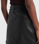 Кожаная мини-юбка Patto Sportmax, черный - фото 5