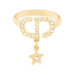 Кольцо Women's DIOR, золотой - фото