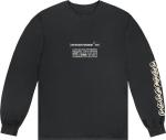 Лонгслив Cactus Jack by Travis Scott For Fragment Logo Long-Sleeve 'Black', черный - фото