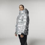 Куртка Adidas Mid Puffer, серебряный - фото 6