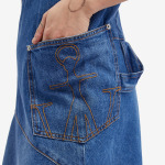 Платье JW Anderson Twisted Strappy Denim, синий - фото 4