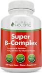 Добавка Purely Holistic Super B-Complex, 180 капсул - фото