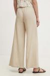 Льняные брюки Answear Lab, бежевый - фото 4