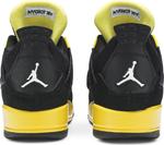 Кроссовки Air Jordan 4 Retro GS Thunder 2012, черный - фото 6