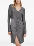Платье мини с V-образным вырезом Joop!, серый - фото