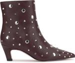 Ботинки Jessica Simpson Viviana Kitten Heel Studded Bootie, цвет Dark Cherry - фото 5