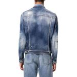 DSQUARED 2 Потертая джинсовая куртка, Blue - фото 5