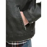 Куртка Jack & Jones Casablanca leather, черный - фото 6