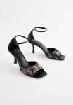 Сандалии REGULAR FIT FOREVER COMFORT OPEN TOE SEQUIN Next, черный - фото