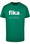 Рубашка Mister Tee Fika Definition, цвет Petrol - фото