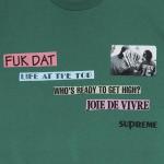 Футболка Supreme Joie De Vivre Tee 'Light Pine', зеленый - фото 4