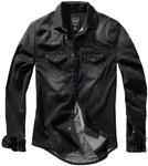 Рубашка Brandit Riley Denim с длинным рукавом, черный - фото 2